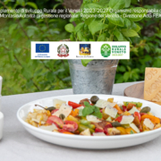 Panzanella estiva con Montasio Stravecchio e pomodorini