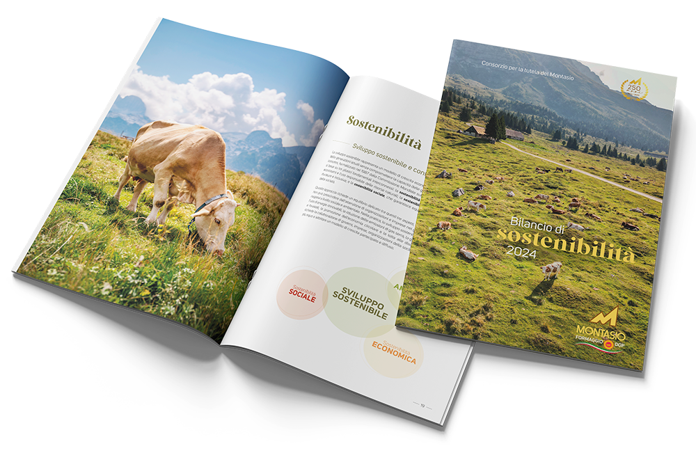 Libro aperto Bilancio Sostenibilita Montasio 2024