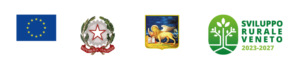 loghi Unità Europea + Italia + Veneto + Sviluppo Rurale